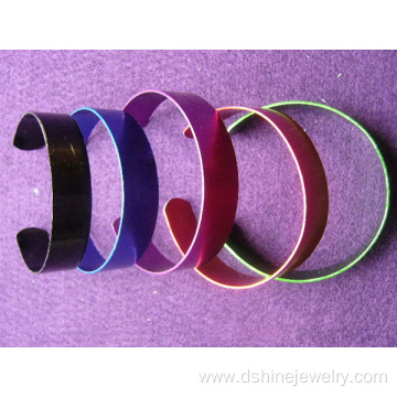 Personalized Bangle Bracelets Aluminum Alloy Bangles Cuff